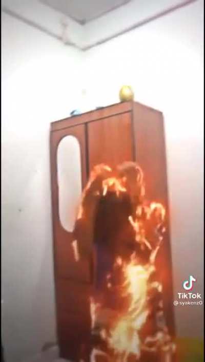 The caption was " pov u can't control ur powers"