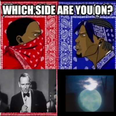 I personally prefer the sinatra one &iquest;Which side are you on?