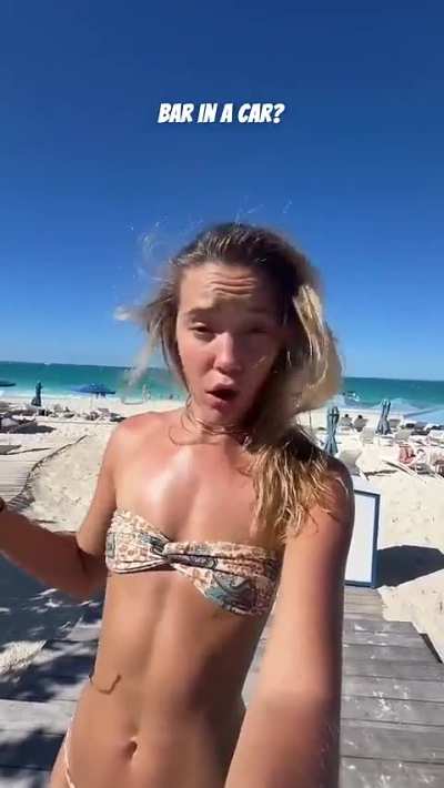 &ldquo;Bar in a car?&rdquo; Turks and Caicos - Olivia Ponton - Snapchat - October 20, 2025