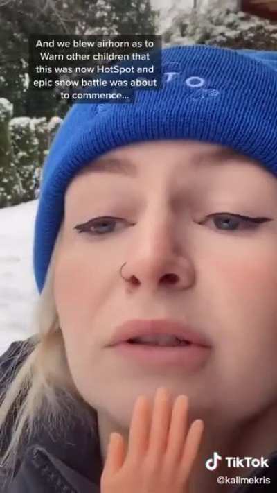 Snowball fight!