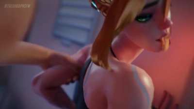 Freja collecting the bounty reward | Animation by: (theShoop) [Overwatch]