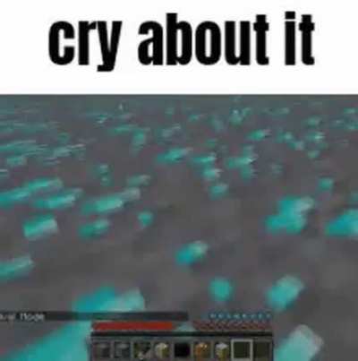 cry about it