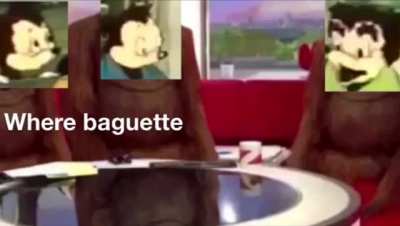 Somebody toucha ma spaghet but French