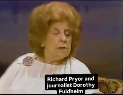 Sir Richard Pryor had to respectfully check a jaded woman