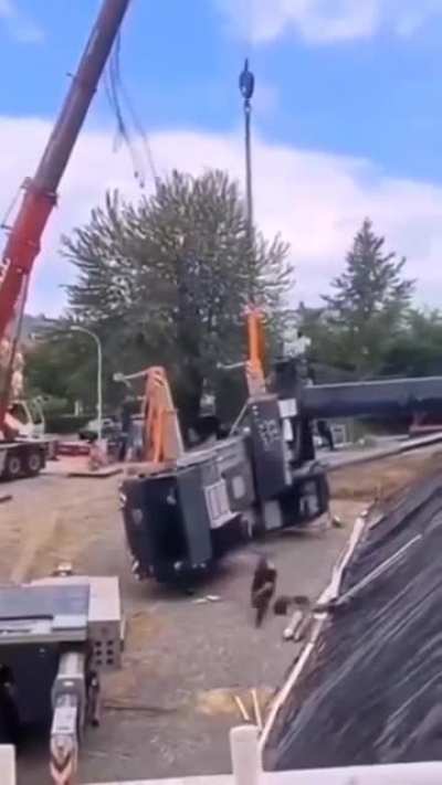 Good thing they were wearing their hard hats