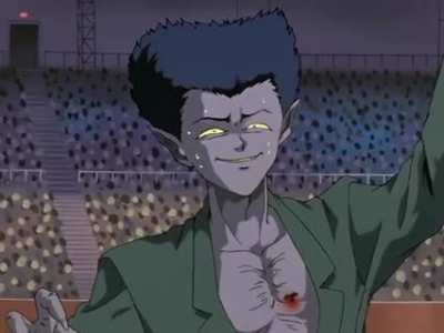 I think this was the moment Kurama became my favorite character. He's usually so can kind but when it came down to it he got serious. Also shows how smart he is because he can win a fight without brute force.