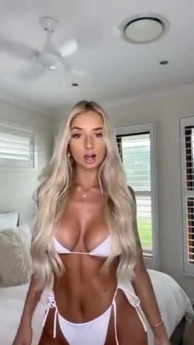 Bikini try on