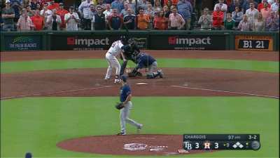 [Highlight] Rays walk Jason Castro bases loaded to lose in the bottom of the 9th!
