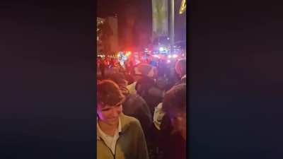 Showboating motorcycle police officer crashes into crowd during Festival of Lights Parade; 10 injured [