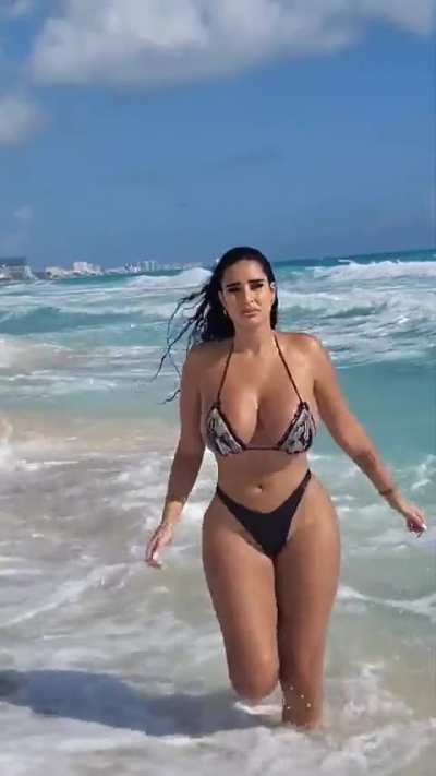 A quick dip before 