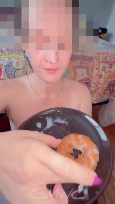 That cum covered donut 🍩