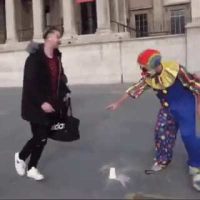 I see two clowns here