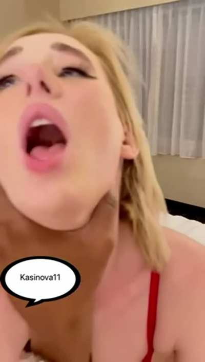 Made her kiss her cuck for being good bbc slut!!