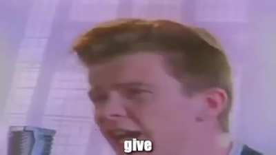 Rick Astley gives up