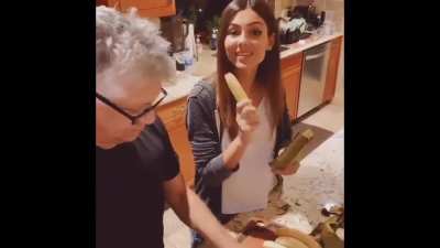 Making dinner