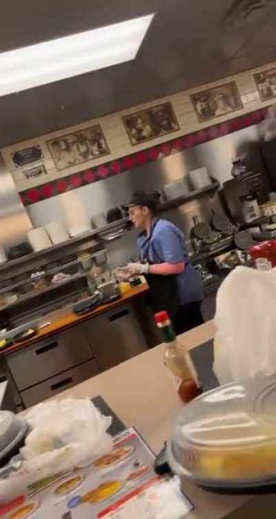 Freakout on food workers