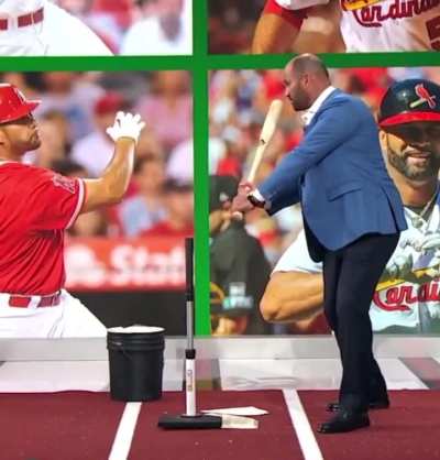 [Koke] Albert Pujols talking hitting and referencing what Tony Gwynn always preached: "swing the knob, not the barrel." Pujols has mentioned on several occasions that Gwynn&rsquo;s 1990s hitting clinic video played a significant role in shaping his approach at 