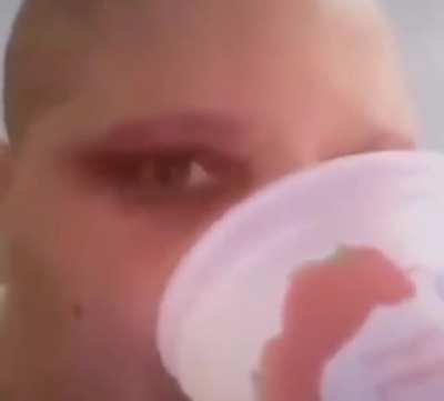 He enjoyed da smoothie