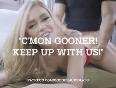 "C'mon Gooner! Keep up with us!"