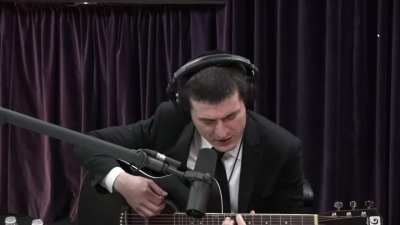 Legs Fridman singing his original Joe Rogan song to Joe Rogan.