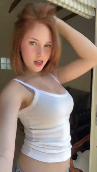 More white tank top &amp;amp; jeans combo TikTok