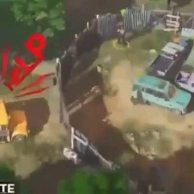 Aw man, look at that fat ass bro wow shes so- oh shit oh sorry uhh yeah we're working out oh god oh shes getting killed by a zombie well fuck that shit up fuck this bitch we're out shit son we're getting out of here fuck it hop in our trucks vrmmm vrrrrmm
