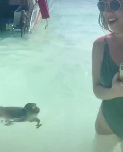This girl is so happiness