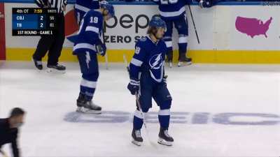 Anouncement to an empty arena for the 