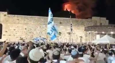 These are Israelis dancing and celebrating at the burning of the al-Aqsa compound, home to one of the most sacred sites in Islam. This is not a country we should be supporting.