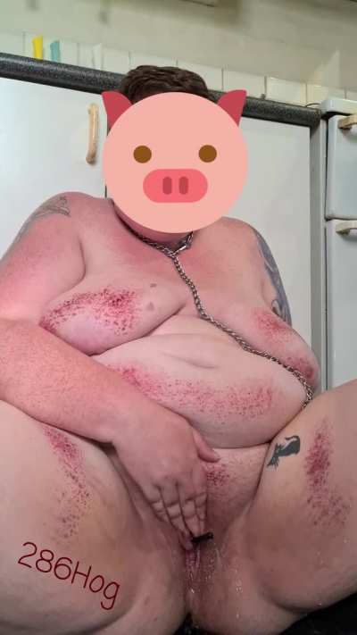 Hog having a piss orgasm