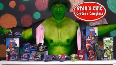 Hulk chegou no star chic verso