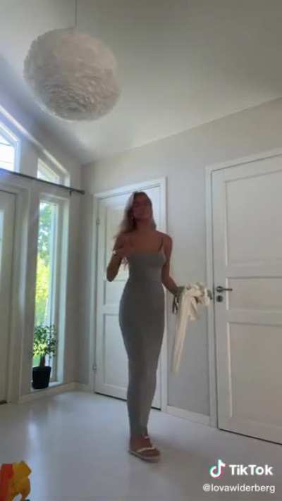 Ass in a dress