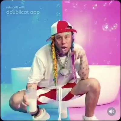 Elon Musk deepfaked onto 6ix9ine.. but why...