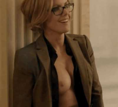 Your wife [Kathleen Robertson] with your visiting friend while you’re washing dishes in the kitchen