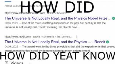 HOW DID YEAT KNOW