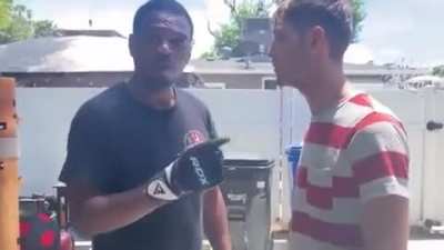The 'Internet Karate Kid' shows up to his first #MMA Training session and tries to teach the coach... It goes terribly wrong. @FightHaven