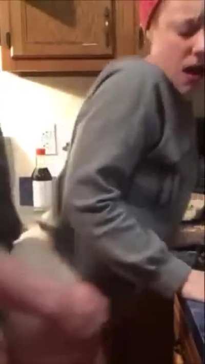 Fucking mom in the kitchen 