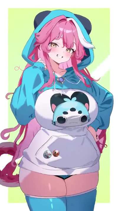 Chattini Hoodie!😳 (@o_rindou5100 Art / @SleemeAnimation Ani)