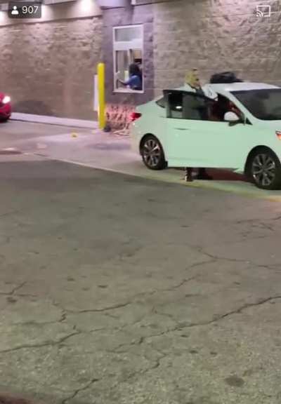 Couple freaks out at McDonald&rsquo;s
