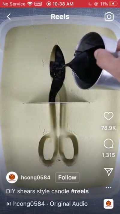 This candle...
