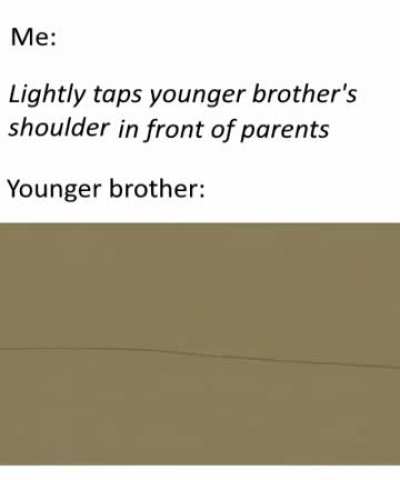 "But I barely touched him!"