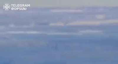 Drone footage of the Ukrainian border guard attacking Russian armored vehicles in the South.