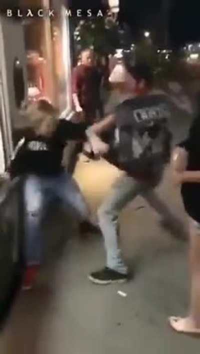 He ate them hits and charged up his power punches