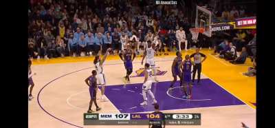 [highlight] Steven Adams had a free throw percentage of 33.3% heading into the game tonight. with 3:33 left in the game he makes this free throw to increase his percentage