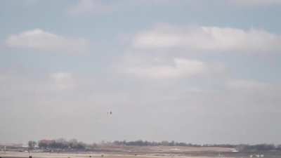 Boeing F-15EX first flight [video]