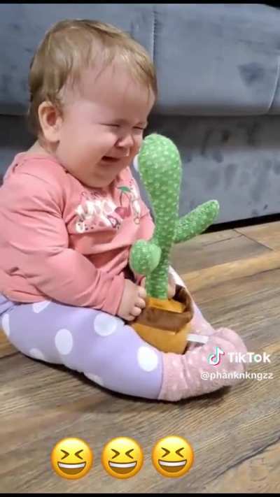 So cute baby☺😂