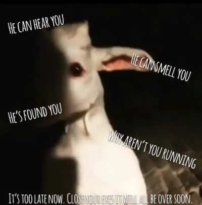 He&rsquo;s found you.