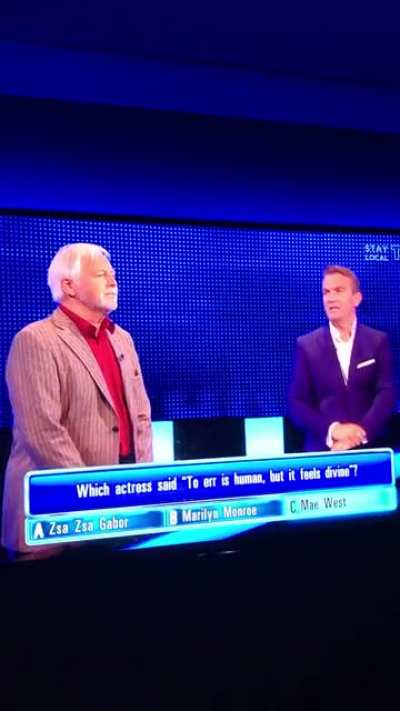 The Chase is great