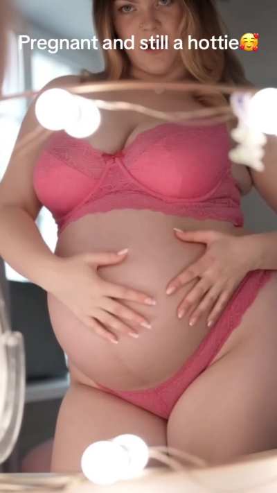 Sexy preggo, does this belly do it for you?