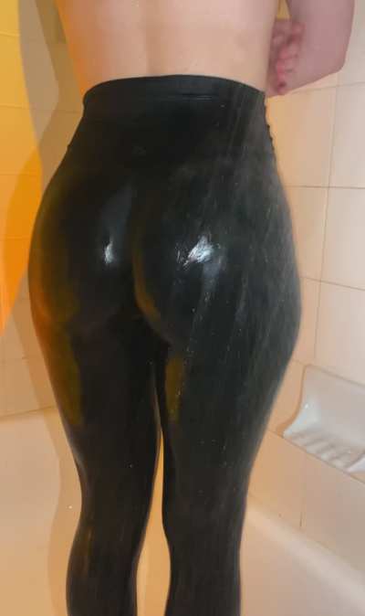 How about yoga pants in the shower?